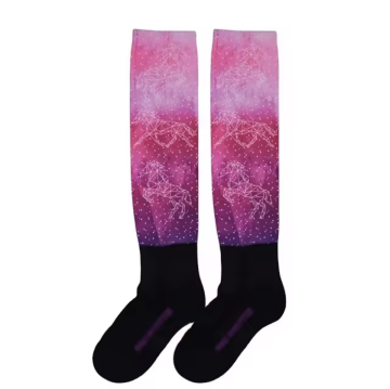 Custom Sublimation Equestrian Socks for Horse Riding: Stylish and Comfortable Footwear