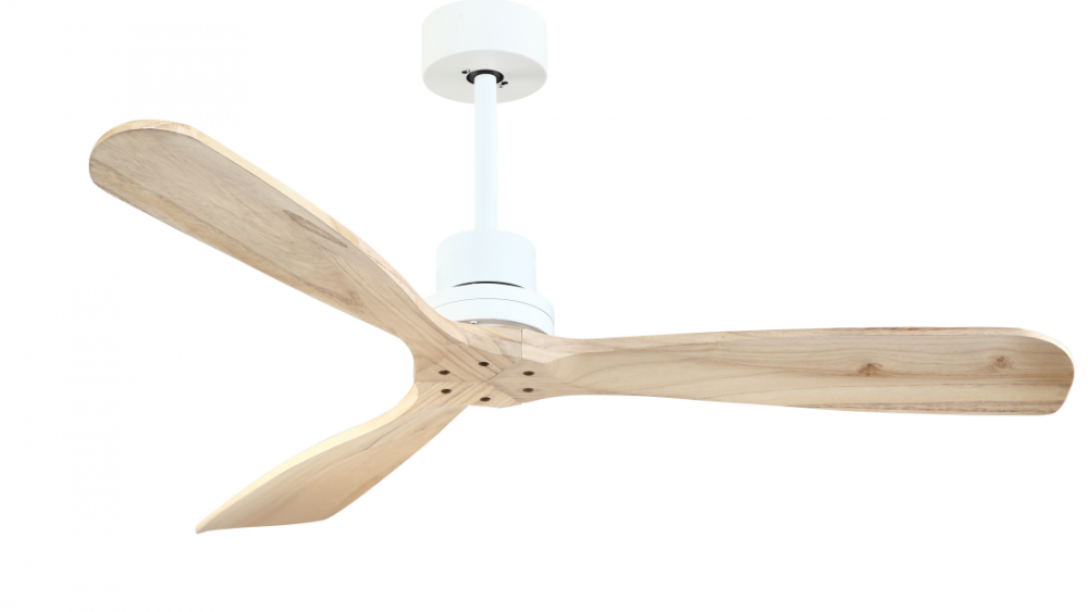 Ceiling Fan with 3 Wooden Blades