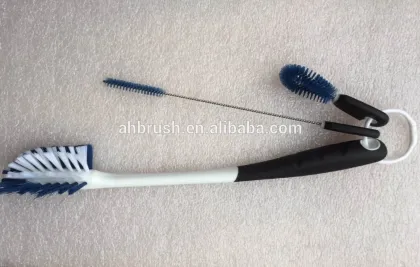 High level OXO kitchen water cleaning bottle brush with nylon bristle