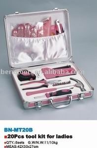 oem factory manufacture beautiful 2013 new items beno-mt20pcs hand tool set auto tool