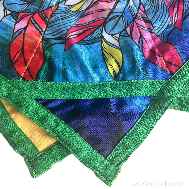 18 &#39;&#39; Dapo Star Spinning Cloth Dance Dankerchief Lycra Cloth Flyper للرقص