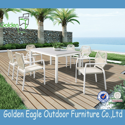 Dining Set Outdoor Furniture Set mei PVC-seil