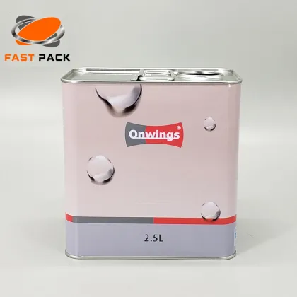 olive oil tin cans food grade with spout
