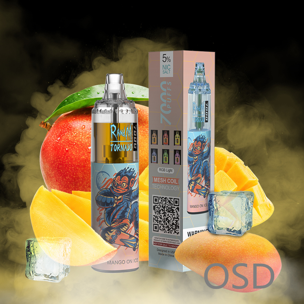 Thiết bị vape dùng một lần ngon nhất Randm Tornado 7000