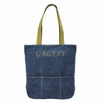 Women's Canvas Shopping Bag, Customized Logos, Sizes and Designs Welcomed