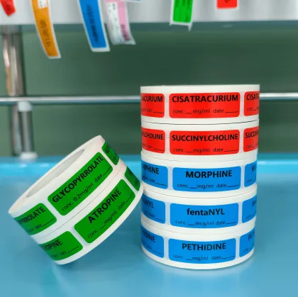 Customizable Medical Syringe Label