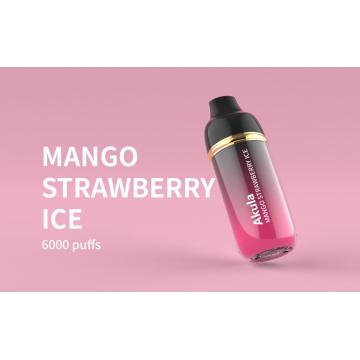 Battery 6000puffs 70g vape disposable rechargeable