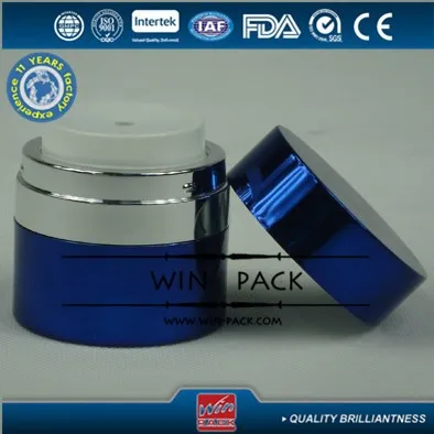 15g 30g 50g airless jar ,round jar packaging,skin care airess jar packaging