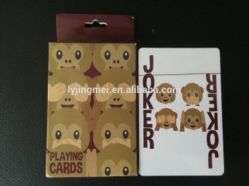 HIgh grade playing cards with paper material