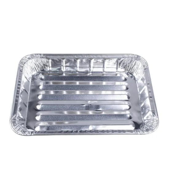 BBQ aluminum foil grill pan
