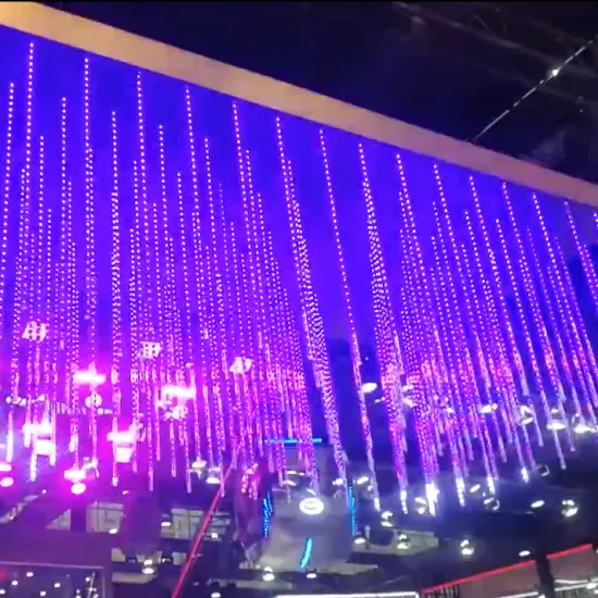 2M 5050RGB 3D LED Meteor Tube - Full Color Change Disco Party Light