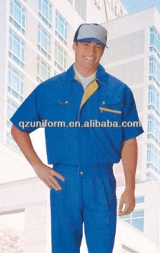 Men's blue short sleeves power workwear SLW043