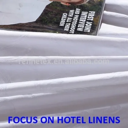 Factory Wholesale! Cotton Jacquard 100% cotton hotel linen/ hotel linen supplies /hotel bed linen Jacquard