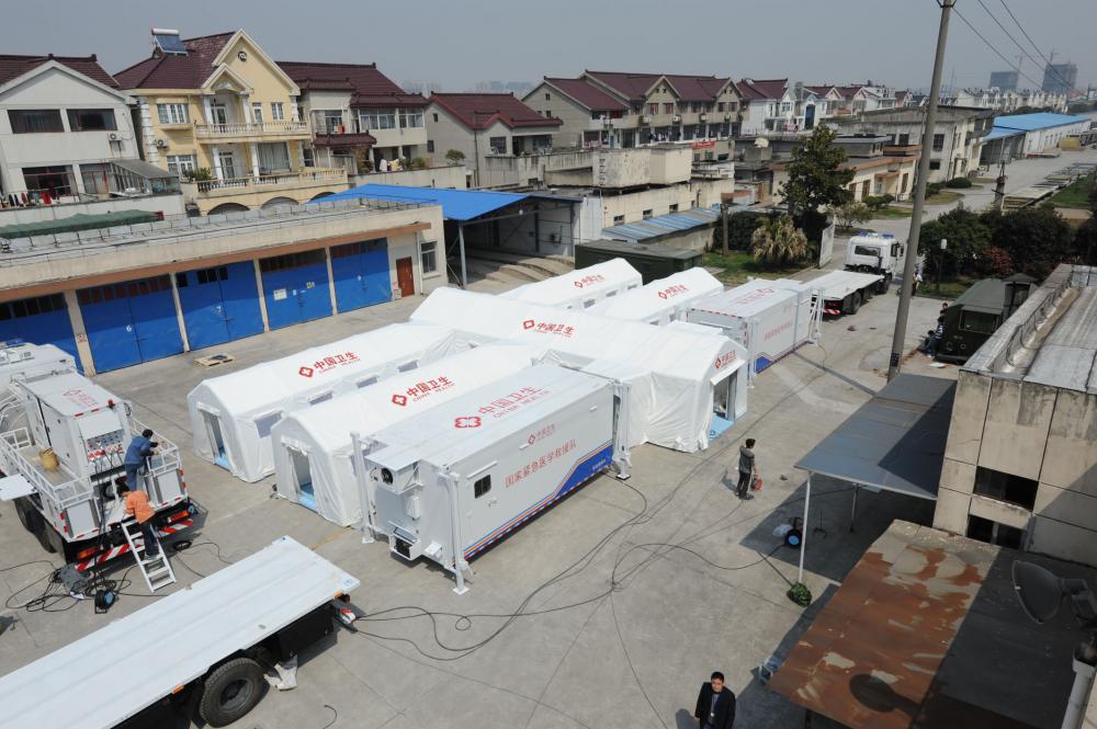 Large Outdoor Inflatable Tents for Red Cross