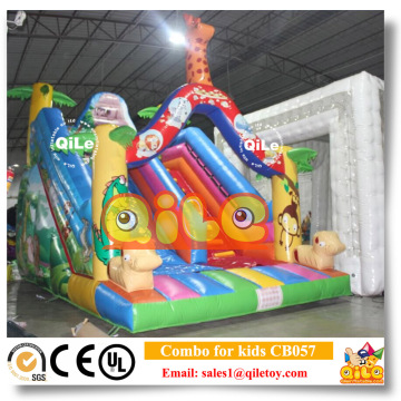 Giraffe arch IAAPA Inflatable bouncer for kids jumping castle house party rental