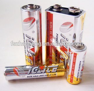 LR6 AA and LR03 AAA alkaline battery 1.5v