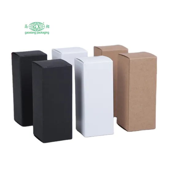 Wholesale Custom Design Cosmetic Packaging Boxes for Essential Oil Bottles - Kraft Paper Boxes