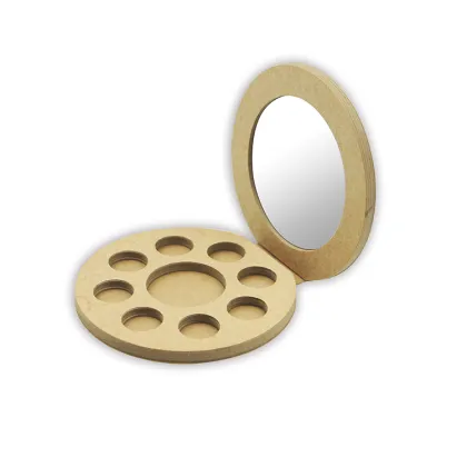 Kraft paper eyeshadow palette packaging private label