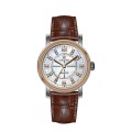 Leather Pearl Dial Woman Watch