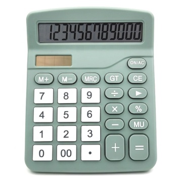 Pocket Calculator: Dual Energy Solar and Battery Powered 12-Digit for Students and Office