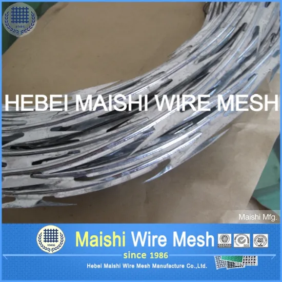 CBT-65 304 Stainless Steel Concertina Ribbon wire