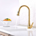 Brass 360 graus Turn Pull Kitchen Sink Torneira