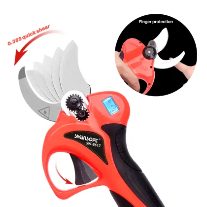 40 mm Electric Progressive Pruning Shear with Finger Protection
