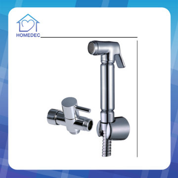 2016 Bathroom Brass Hand Bidet Head Shattaf Kit Sprayer Douche+7/8"T-adapter Set