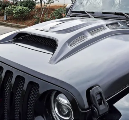 2018-2022 Jeep Wrangler JL Metal Hood Accessories
