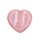 Rhodochrosite Handmade Craved 40MM Love Heart Thumb Worry Stone for Anxiety Stress Relief Meditation