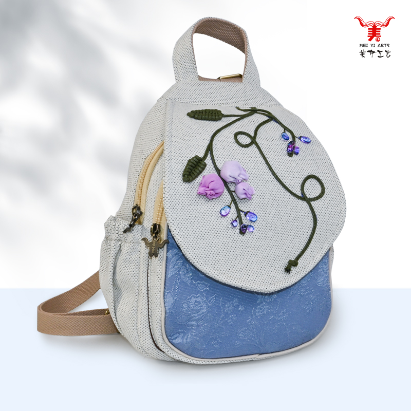 Cotton and Linen Backpack