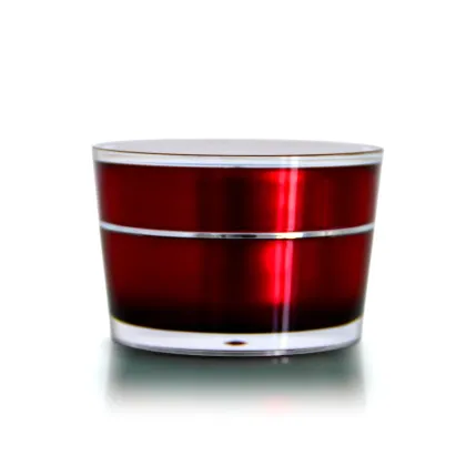 plastic cosmetic packaging cream jar