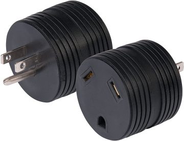 NEMA 5-15P σε προσαρμογέα ισχύος NEMA TT-30R για RVS