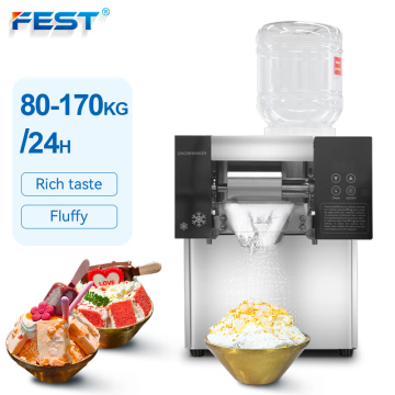 High-Power Commercial Air Cooling Automatic Bulk Purchase Korian Snowflake Ice Shaver Machine Bingsu