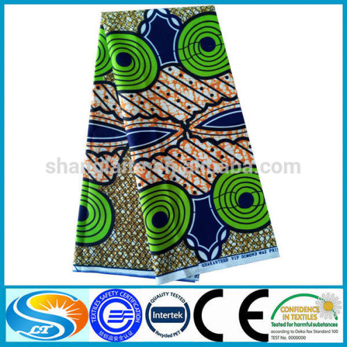 customize or existing design 100%cotton wax fabric hotsale fashion style