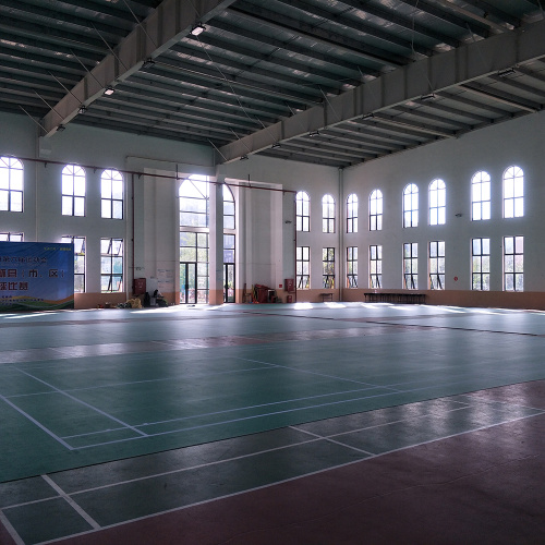 Indoor-PVC-Badmintonboden mit Kristallsandmuster