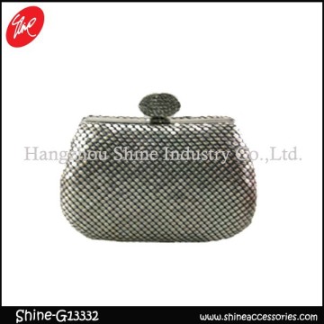 2015 fashion design luxury chainmail bag ladies Mini wallet