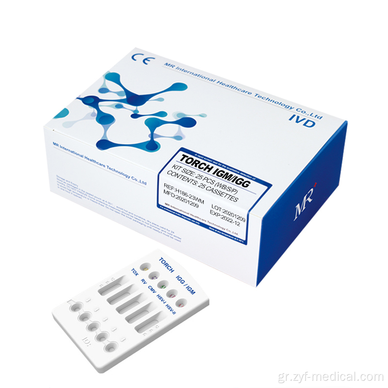 Toxo/rubella/CMV/HSV 5 σε 1 Torch IgM Test Kit