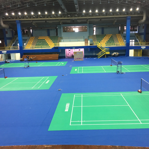 Alfombrillas de vinilo de PVC para bádminton