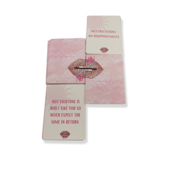 Custom Affirmation Cards: Personalized Motivational Positive Cards with Magnetic Box