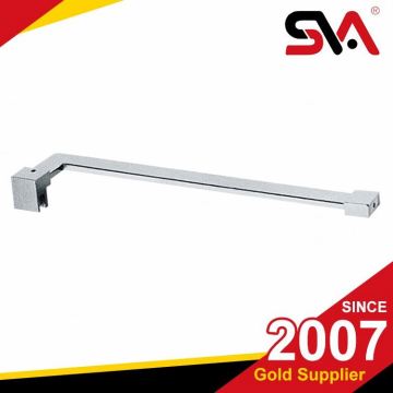 Frameless Shower Door Fixed Panel Wall-To-Glass Support Bar