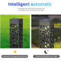 Luzes solares inteligentes com painel e bateria