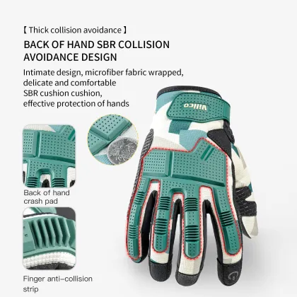 Touchscreen Hard Protective Knuckle Hunting Tactical Gloves - Wear Resistant Motorcycle Gloves for Sports and Outdoor Activities