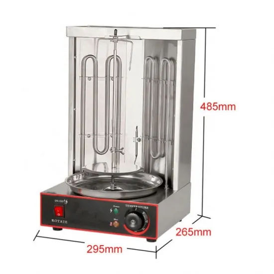 High Performance Gas/Electric Freestanding Kebab Shawarma Machine