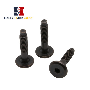 Socket Wafer Head Connector parafuso preto