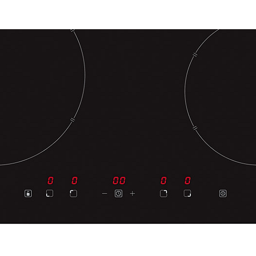 Induction Cooking Plate Black Glass Ceramic