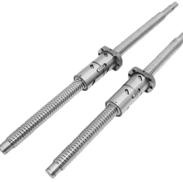 DFU Series 2005 Custom CNC Double Nuts Ball Screw - Low Drag Bearing Steel Ball Screw