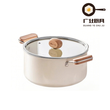 Milky White Real Titanium 0 Fluoride Soup Pot