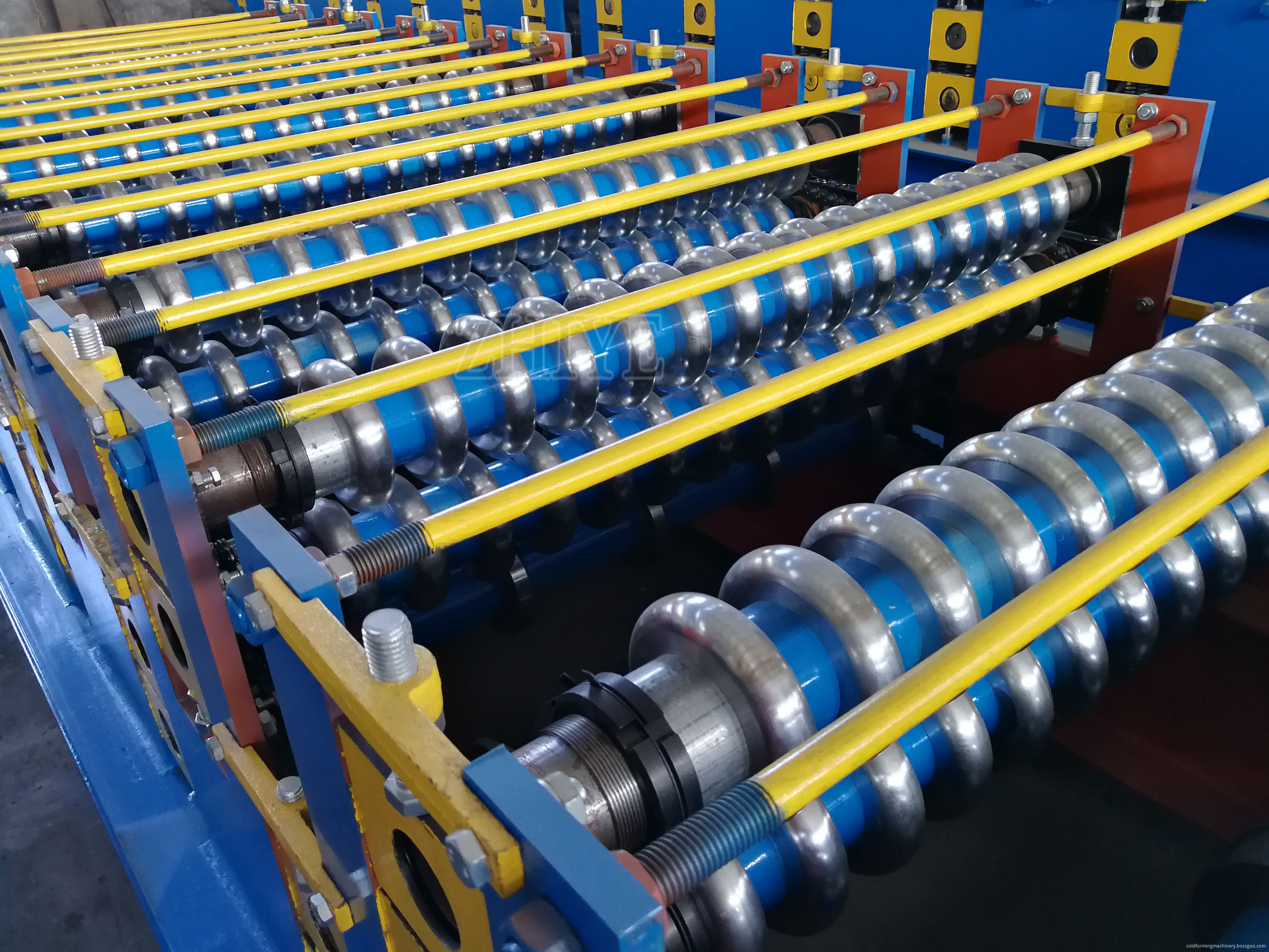 Steel Double Layer Roofing Sheet Roll Form Machine