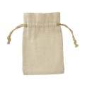 Natural color jute gift bag cheap sale